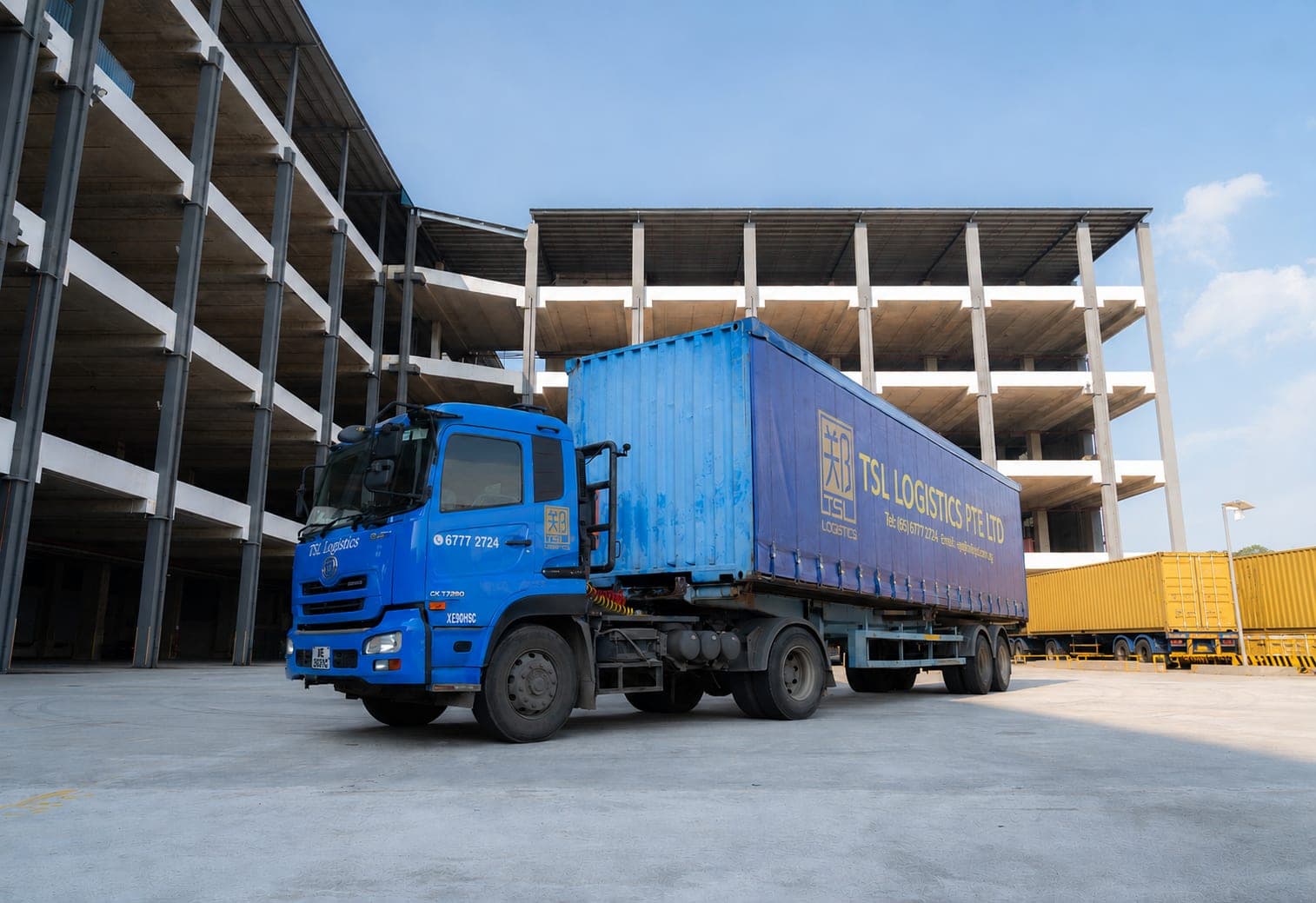 TSL Logistics fleet on the road